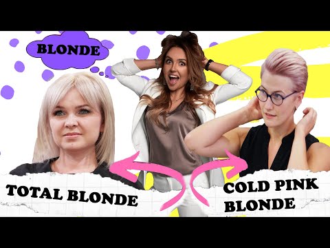 Видео: Холодный Блонд, Холодный розовый Блонд - Секреты окрашивания BLONDE by LITVINOVA. Pink Blonde