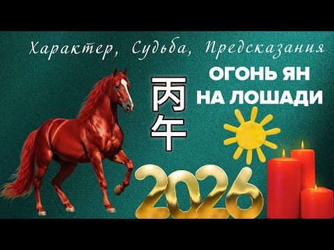 Видео: ОГОНЬ ЯН НА ЛОШАДИ #бацзы 