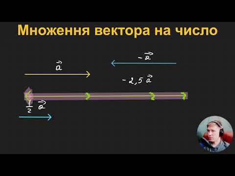 Видео: 9Г2.5. Множення вектора на число