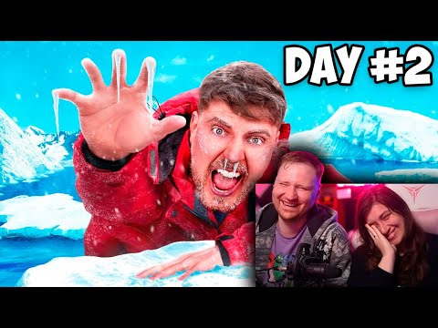 Видео: Я Выжил 50 Часов в Антарктике | РЕАКЦИЯ на MrBeast