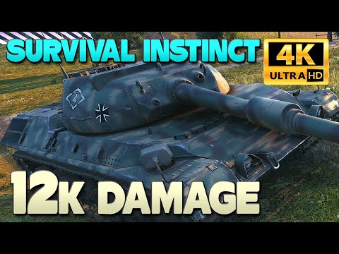 Видео: Леопард PT A: ИНСТИНКТ ВЫЖИВАНИЯ, 12к урона - Мир танков