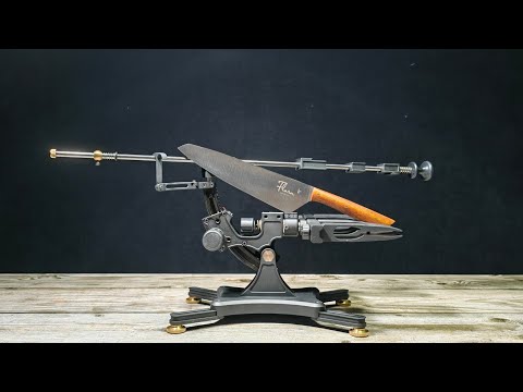 Видео: Заточка шеф ножа со спусками в "0"