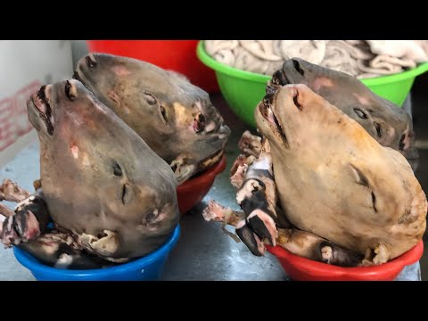 Видео: Голова барана в казане по Андижански.Узбекистан.Калапоча.