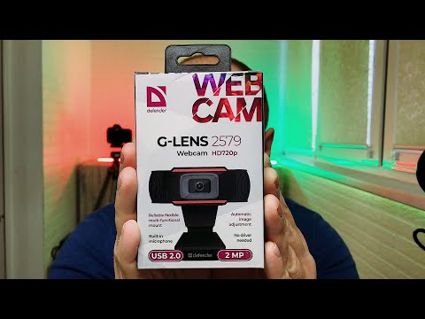 Видео: РАСПАКОВКА И ОБЗОР Веб-камеры Defender G-lens 2579 HD720p 2МП