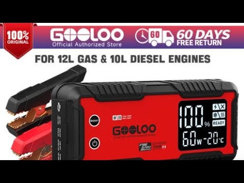 Видео: Пусковое устройство бустер Gooloo gt4000 #gt4000#gooloo#gooloogt4000#бустер#пуск