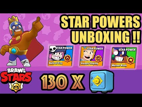 Видео: Star Power Unboxing! Отключваме трите нови SP наведнъж: на Пайпър, Пени и Ел Примо! Brawl Stars