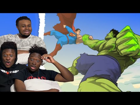 Видео: Анимация «СУПЕРМЕН ПРОТИВ ХАЛКА» (полная версия) Реакция на «Укрощение Зверя II»