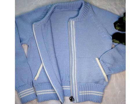 Видео: Молния с планкой на трикотажном жакете. 2 вариант