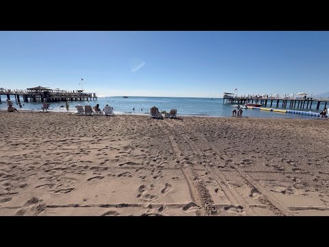 Видео: #8 Турция 🇹🇷 Отель ADALYA Elite Lara 5*. Пляж отеля. Магазины. Октябрь 2025