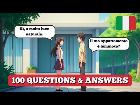 Видео: 100 итальянских вопросов и ответов о доме, семье и соседях | Уровень A1/A2 [Sub ITA/ENG]