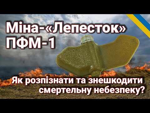 Видео: Міна «Лепесток» ПФМ-1: як розпізнати та знешкодити смертельну небезпеку?