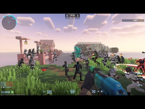 Видео: CS2 Zombie Escape ze_minecraft_drifts (все этапы) на сервере GFL