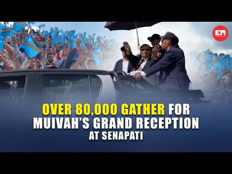 Видео: Манипур: стадион «Сенапати» окутан синим светом: тысячи людей посетили гражданский приём Муиваха