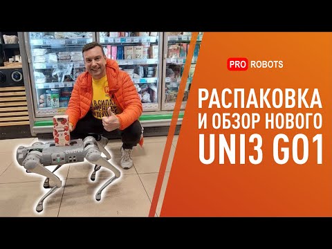 Видео: Первый настоящий домашний робот // Распаковка и обзор нового Uni3 Go1