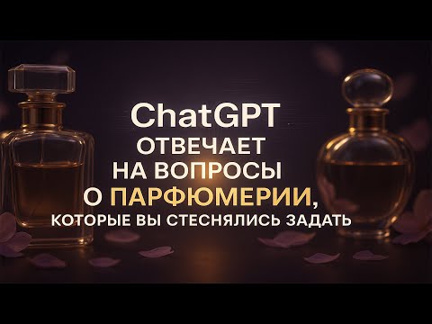 Видео: ChatGPT отвечает на вопросы о парфюмерии, которые вы стеснялись задать