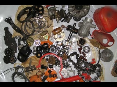 Видео: Советские запчасти для бензопилы "Дружба-4".