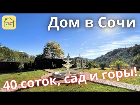 Видео: ДОМ МЕЧТЫ В СОЧИ С ОГРОМНЫМ ФРУКТОВЫМ САДОМ В ГОРНОЙ ТИШИНЕ! Лучший дом за целый год! дом в Сочи