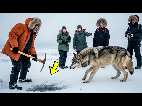 Видео: ДИКИЙ ВОЛК увидел людей в беде и сделал то, что ШОКИРОВАЛО!