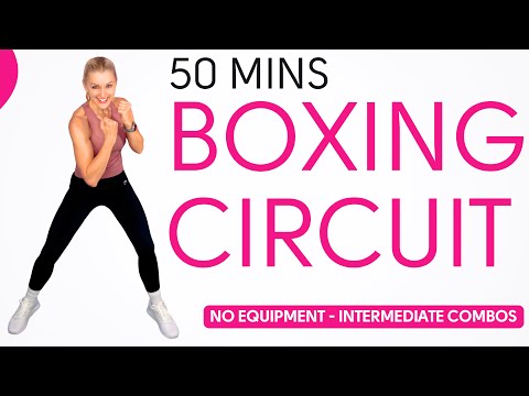 Видео: 50-минутная кардио-боксерская тренировка (без оборудования, без прыжков!)