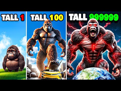 Видео: Улучшение КИНГ-КОНГА до САМОГО ВЫСОКОГО в GTA 5