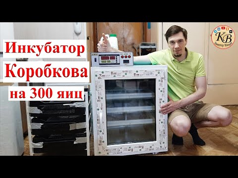 Видео: Приобрели инкубатор Владимира Коробкова на 300 куриных яиц.