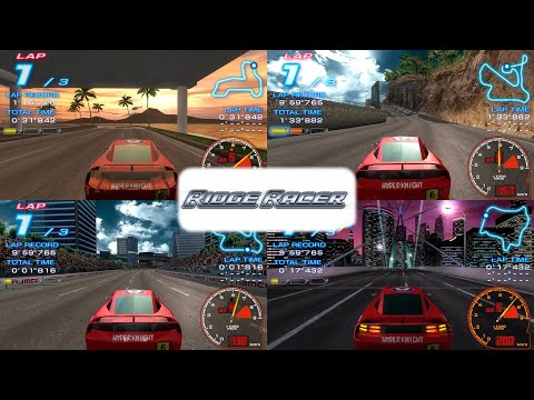 Видео: Ridge Racer (PSP) - Все Гоночные Трассы