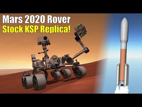 Видео: Марсоход NASA Perseverance 2020 — стандартная копия KSP
