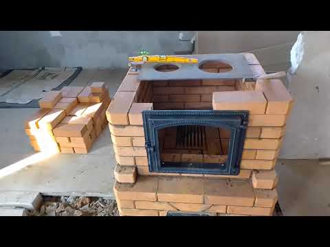Видео: 46. Камино-печь с плитой ч.1.