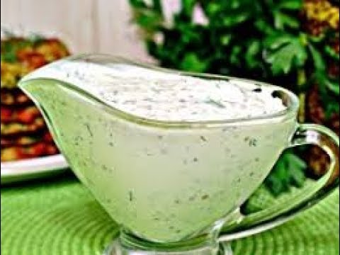 Видео: Очень Нежный Сметанный соус, Альтернатива Майонезу. /SWEET SAUCE/