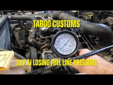 Видео: Jeep TJ Wrangler теряет давление топлива при выключенном двигателе — долгий запуск двигателя