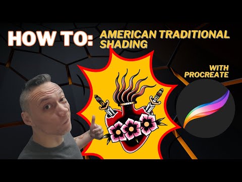 Видео: Как растушевать американскую традиционную татуировку — правила растушевки традиционных татуировок