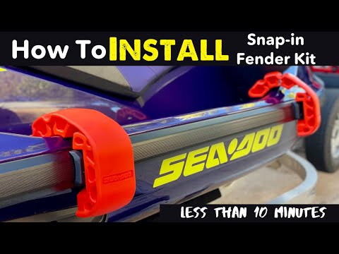 Видео: Как установить кранцы Sea-Doo Snap-In на RXP-X 300 2021 года