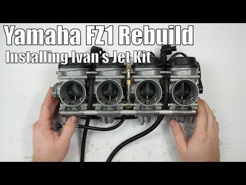 Видео: Yamaha FZ1 — установка комплекта Ivan's Jet Kit, часть 1