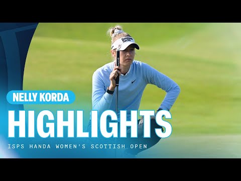 Видео: Нелли Корда | Лучшие моменты первого раунда | 68 (-4) | Открытый чемпионат Шотландии по теннису с...