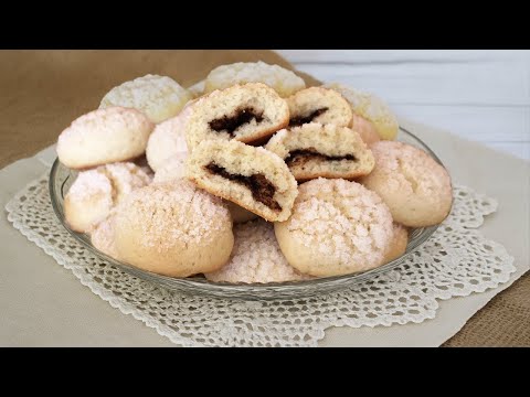 Видео: КУРАБИЙКИ С ПЪЛНЕЖ ОТ ТЕЧЕН ШОКОЛАД - МЕКИ И АРОМАТНИ!