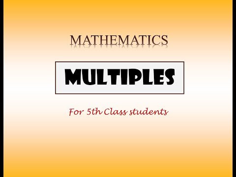 Видео: ВВЕДЕНИЕ В КРАТНЫЕ И НОК ДЛЯ УЧАЩИХСЯ 5-ГО КЛАССА