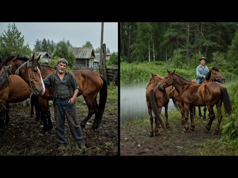 Видео: Конюх исчез с лошадьми в 1988, спустя 35 лет кони привели наездника к болоту