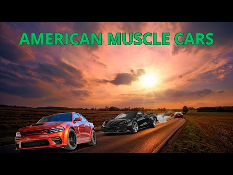 Видео: 💪 Мощта на Американските Мускулести Коли — Легенди на Пътя!