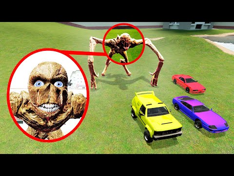 Видео: ЕСЛИ УВИДИШЬ ЭТОГО СТРАШНОГО МОНСТРА СРОЧНО УЕЗЖАЙ Garry's Mod Sandbox