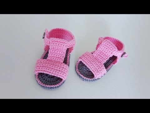 Видео: ПРОСТЫЕ ПИНЕТКИ САНДАЛИИ 10 СМ./ПИНЕТКИ ДЛЯ НОВОРОЖДЕННЫХ/ BABYSCHUHE/BOOTEES