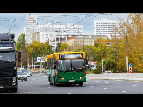 Видео: Mercedes-Benz O405 № е383кс164 (ex. TEC №455118). Пенза 11.10.2025