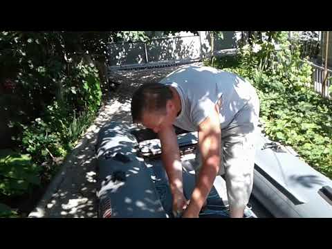 Видео: Быстрая установка лодки на якорь с носа