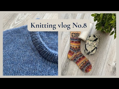 Видео: Knitting vlog No. 8: Розпакова пряжі Opal, шкарпетки та готовий Lyon Sweater