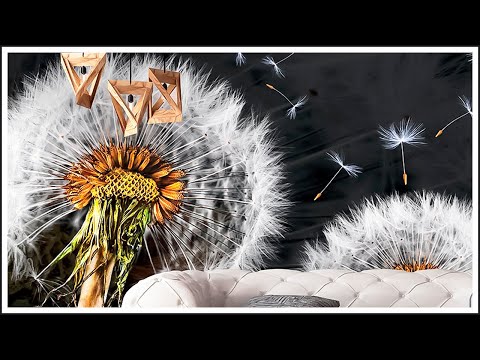 Видео: Потрясающие 3D обои и фотообои с эффектом присутствия | обои с цветами, вид из окна, 3д ...