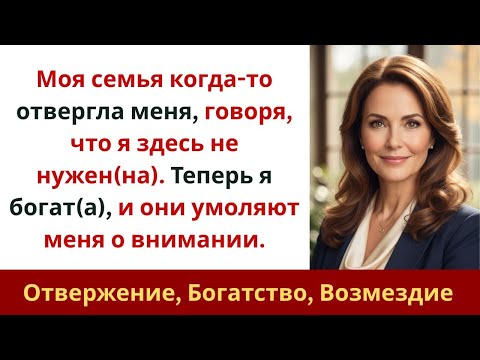 Видео: Тебя здесь никто не хочет, — сказала моя сестра. Мама кивнула. Теперь я богат(а), и они умоляют