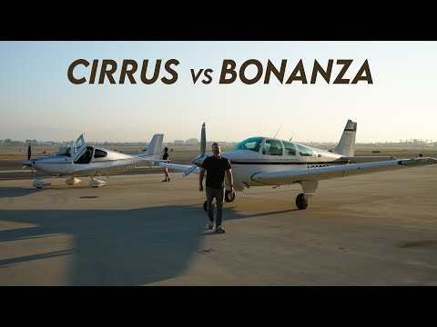 Видео: F33A Bonanza против Cirrus SR22T: кто быстрее?