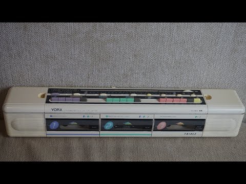 Видео: Субботний улов, отмытый Crown SZ-312S и трехкассетник Yorx FP-1010