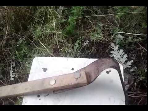 Видео: Пплоскорез Фокина -косим тупым лезвием, а острым практически бреем.Маленькая хитрость.