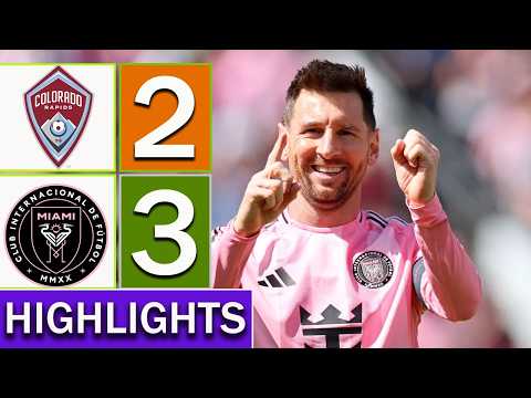 Видео: Двойной гол Месси 🔥Интер Майами против Колорадо Рэпидс 3-2: лучшие моменты и все голы 2026