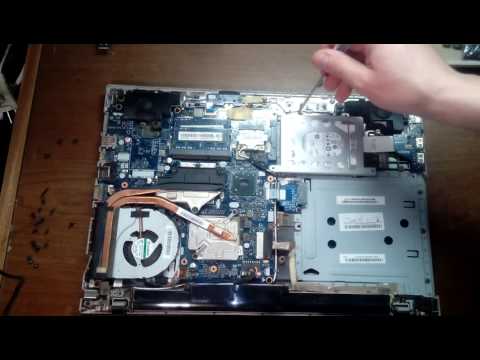 Видео: Разборка игрового ноутбука Lenovo Z500